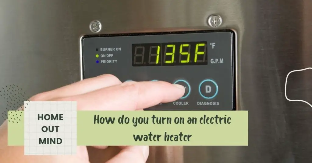 how do you turn on an electric water heater