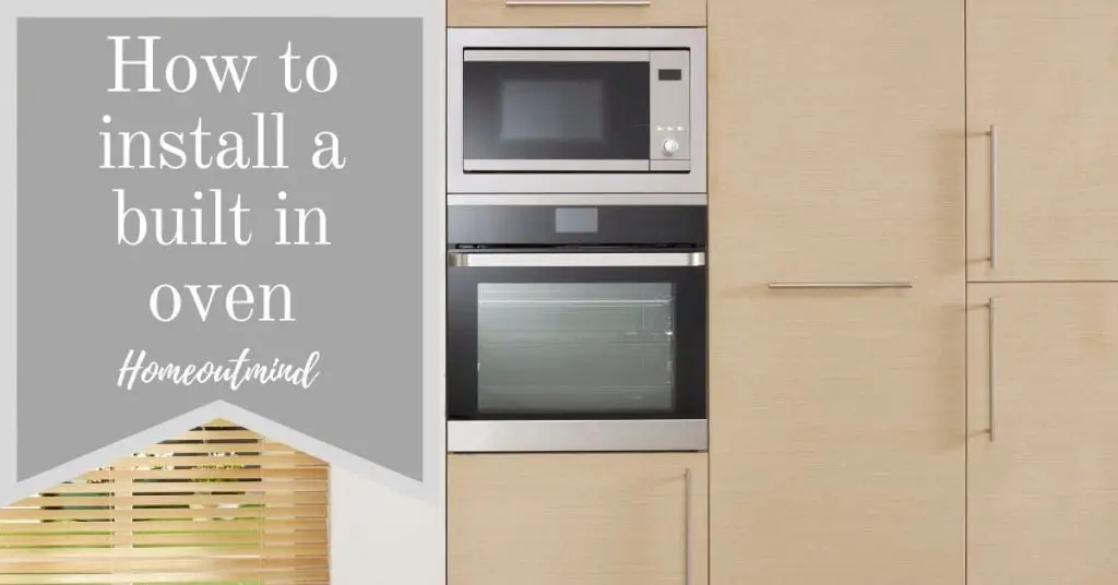How To Install A Built In Oven Step By Home Out Mind - Built In Wall Oven Cabinet Dimensions