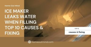 Read more about the article Ice maker leaks water when filling
