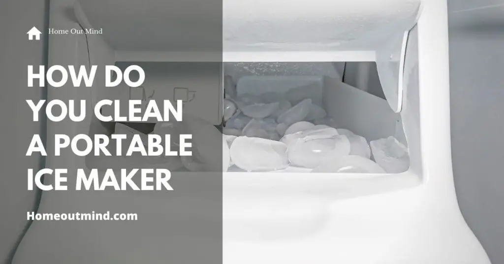 how do you clean a portable ice maker
