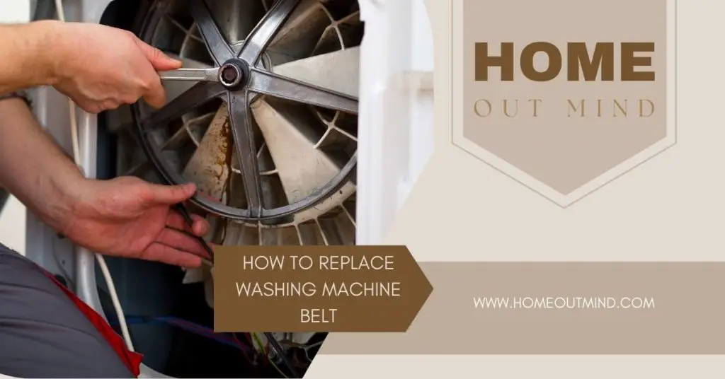 How to replace washing machine belt
