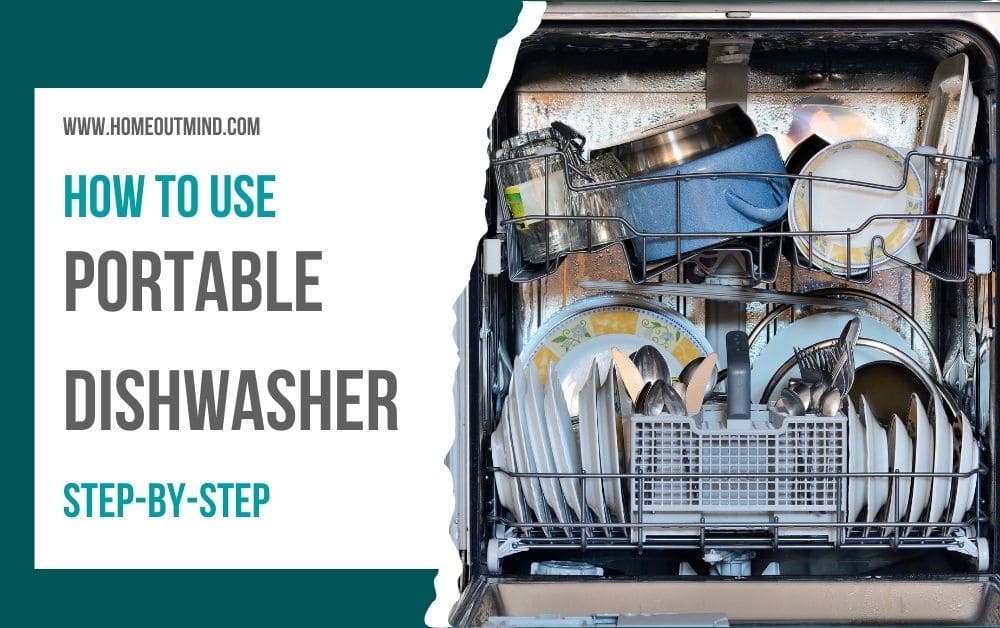 How To Use Portable Dishwasher Step-By-Step